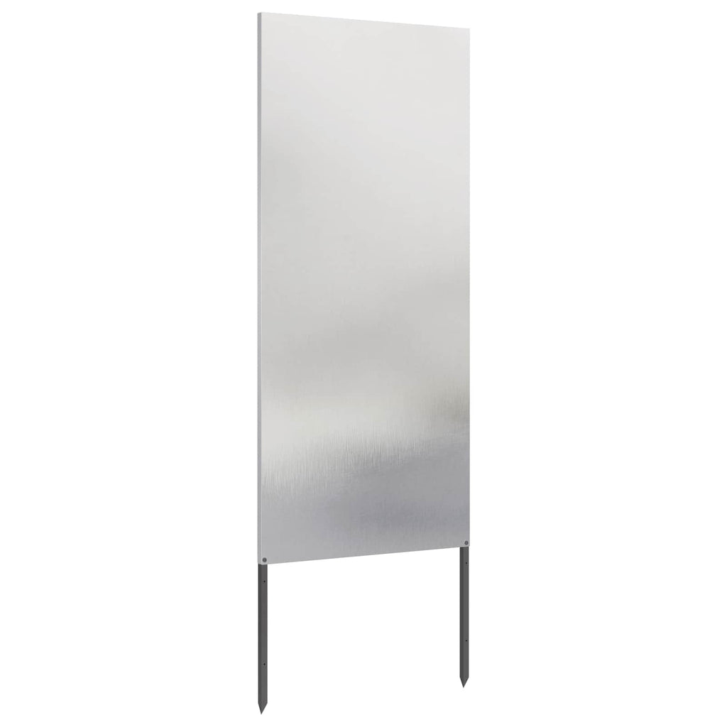 vidaXL Ekran zapewniający prywatność w ogrodzie Srebrny 50 x 140 cm