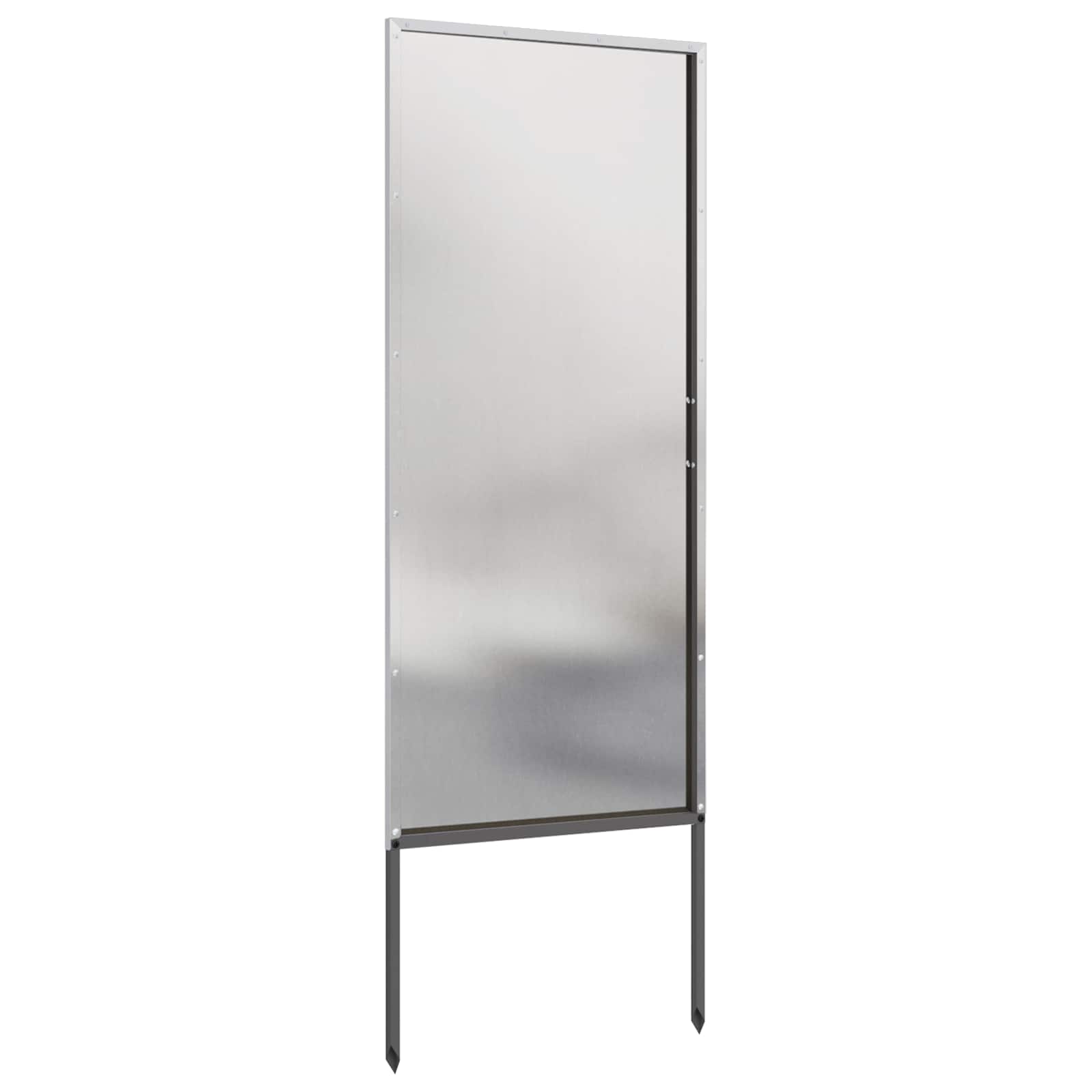 vidaXL Ekran zapewniający prywatność w ogrodzie Srebrny 50 x 140 cm
