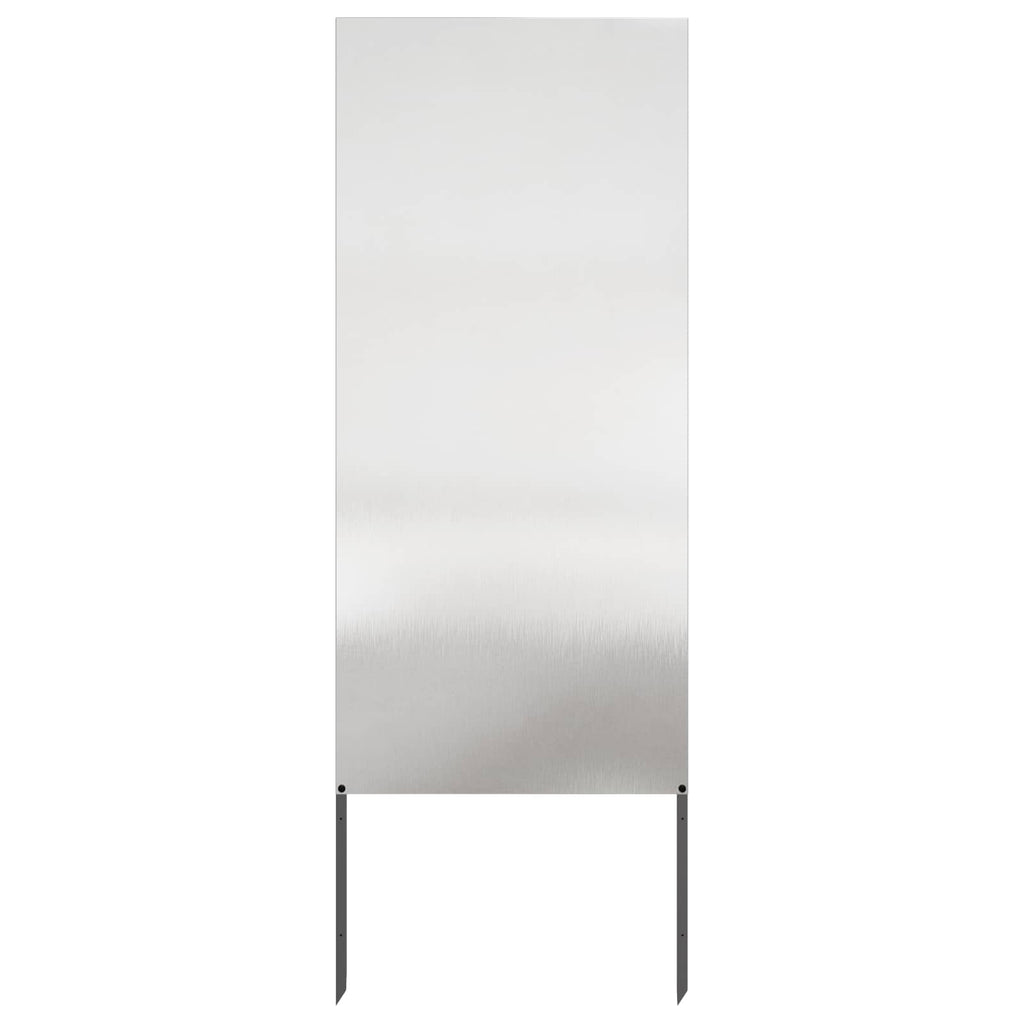 vidaXL Ekran zapewniający prywatność w ogrodzie Srebrny 50 x 140 cm