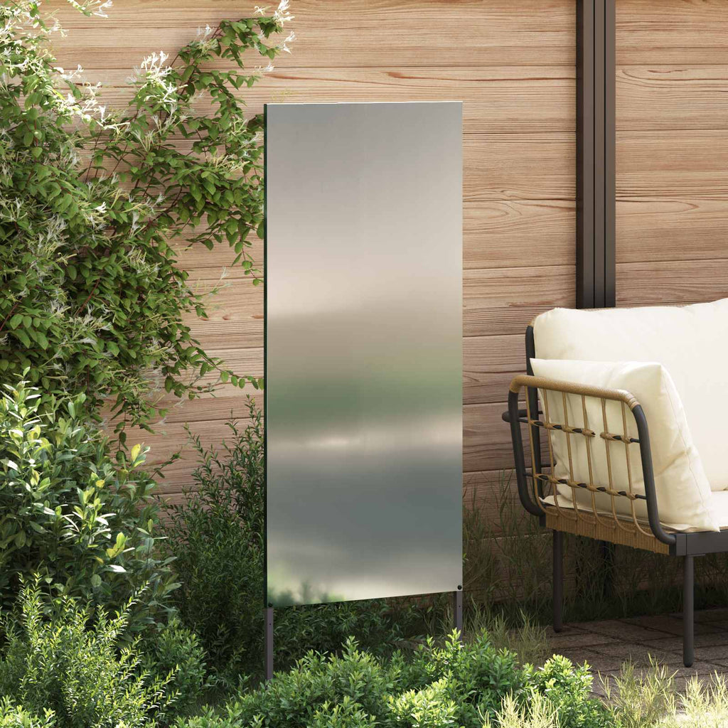 vidaXL Ekran zapewniający prywatność w ogrodzie Srebrny 50 x 140 cm
