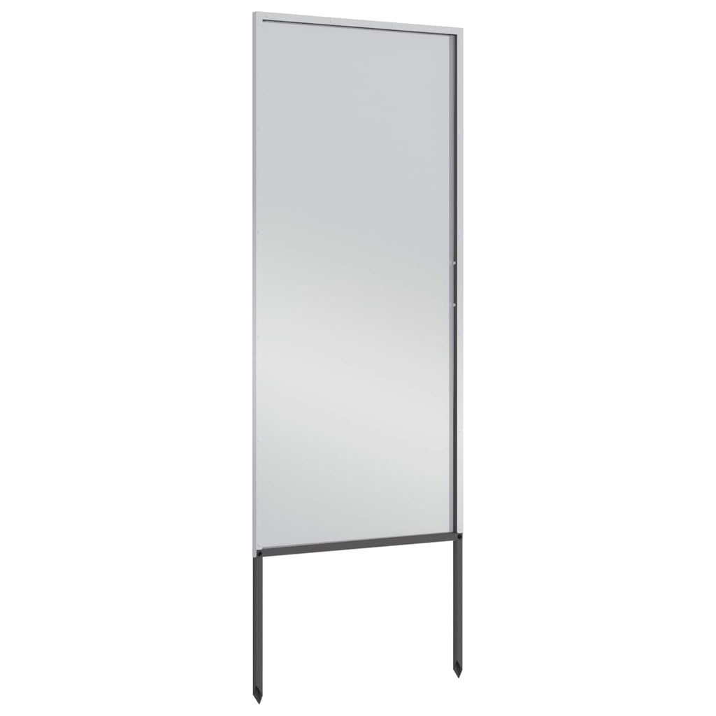 vidaXL Ekran zapewniający prywatność w ogrodzie Srebrny 50 x 140 cm