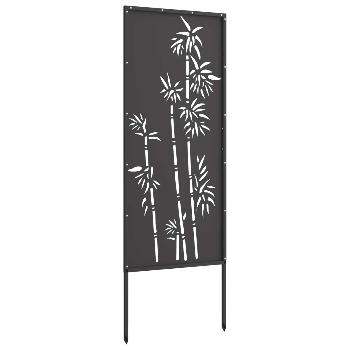 vidaXL Ekran zapewniający prywatność w ogrodzie Czarny 50 x 140 cm