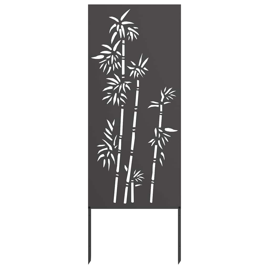 vidaXL Ekran zapewniający prywatność w ogrodzie Czarny 50 x 140 cm