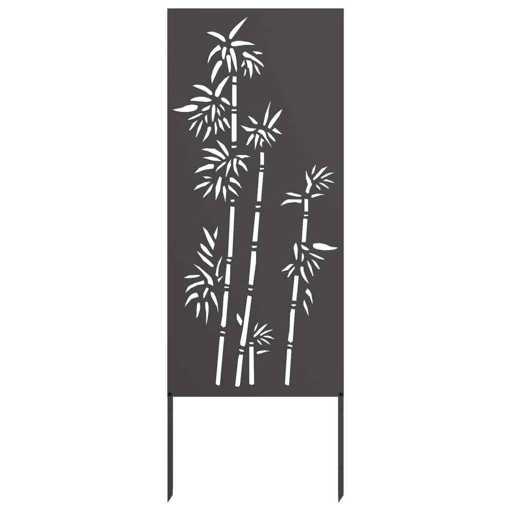 vidaXL Ekran zapewniający prywatność w ogrodzie Czarny 50 x 140 cm