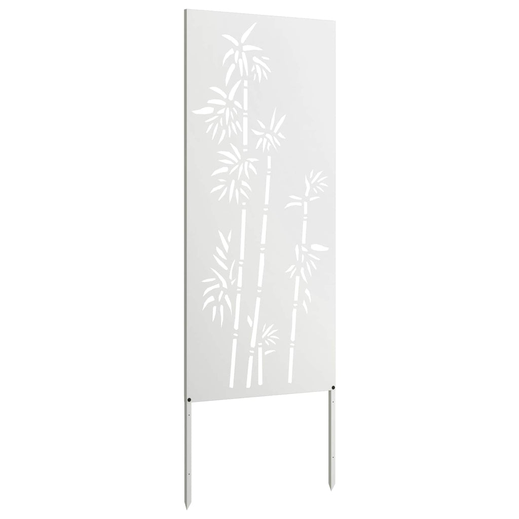 vidaXL Ekran zapewniający prywatność w ogrodzie Biały 50 x 140 cm