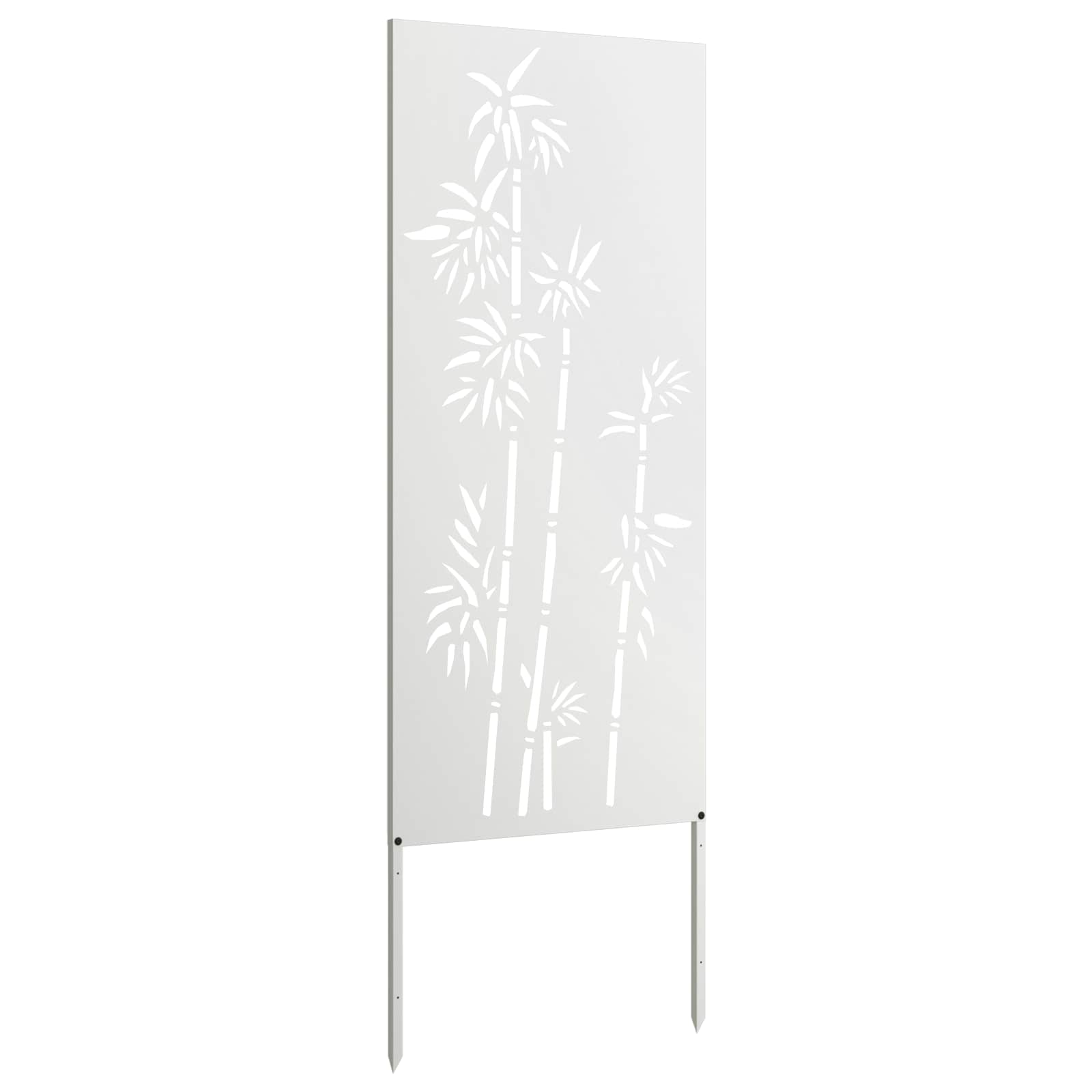 vidaXL Ekran zapewniający prywatność w ogrodzie Biały 50 x 140 cm
