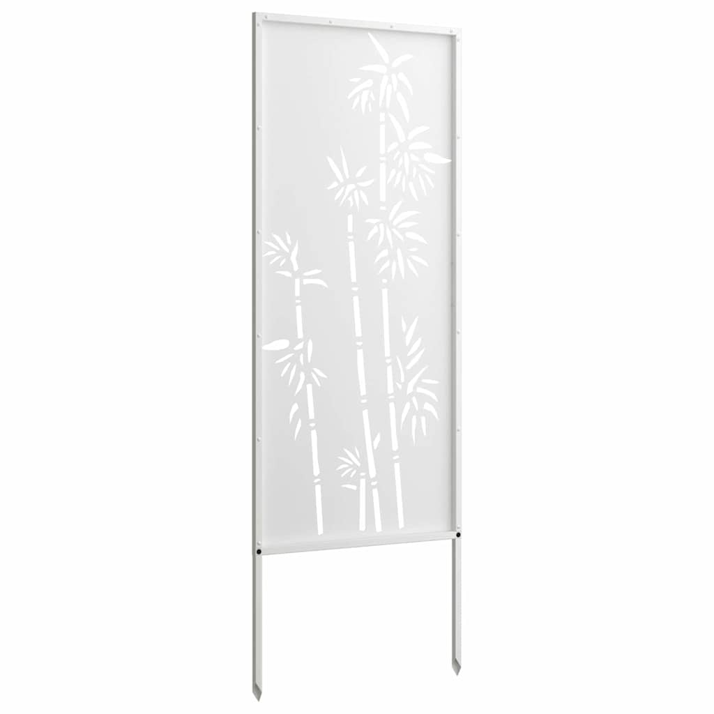 vidaXL Ekran zapewniający prywatność w ogrodzie Biały 50 x 140 cm