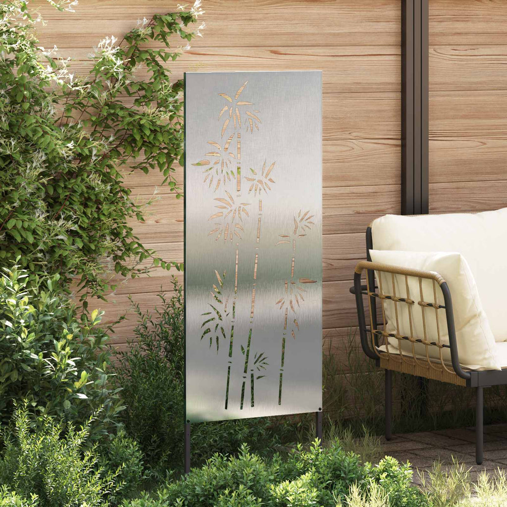 vidaXL Ekran zapewniający prywatność w ogrodzie Srebrny 50 x 140 cm