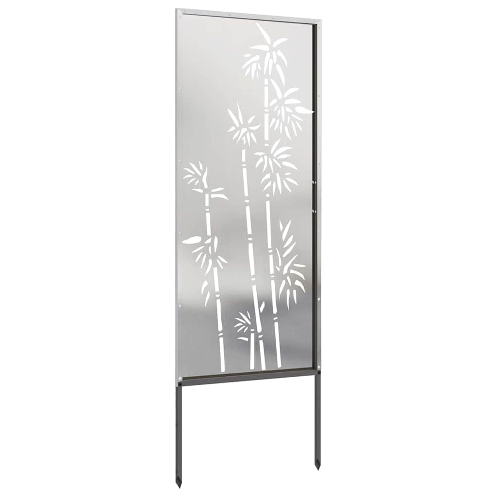 vidaXL Ekran zapewniający prywatność w ogrodzie Srebrny 50 x 140 cm