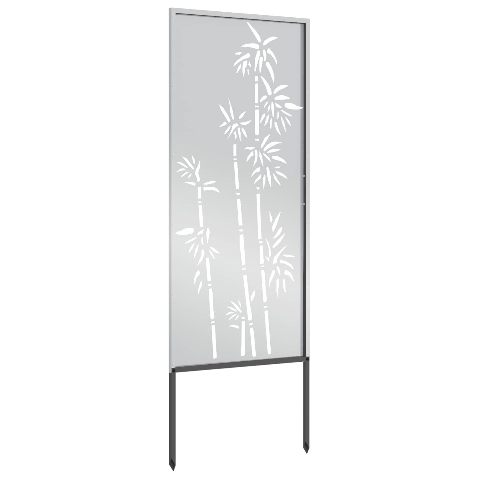 vidaXL Ekran zapewniający prywatność w ogrodzie Srebrny 50 x 140 cm