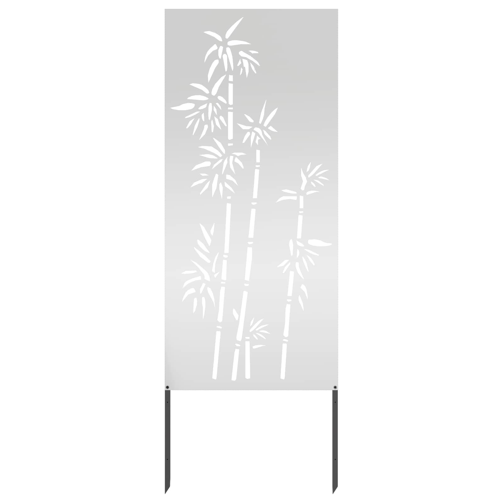 vidaXL Ekran zapewniający prywatność w ogrodzie Srebrny 50 x 140 cm