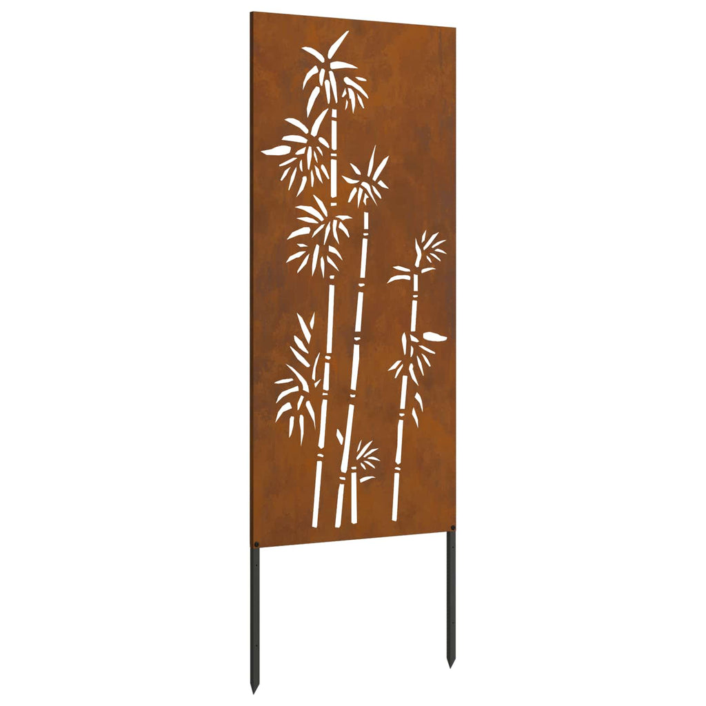 vidaXL Ekran zapewniający prywatność w ogrodzie Rdzawy 50 x 140 cm