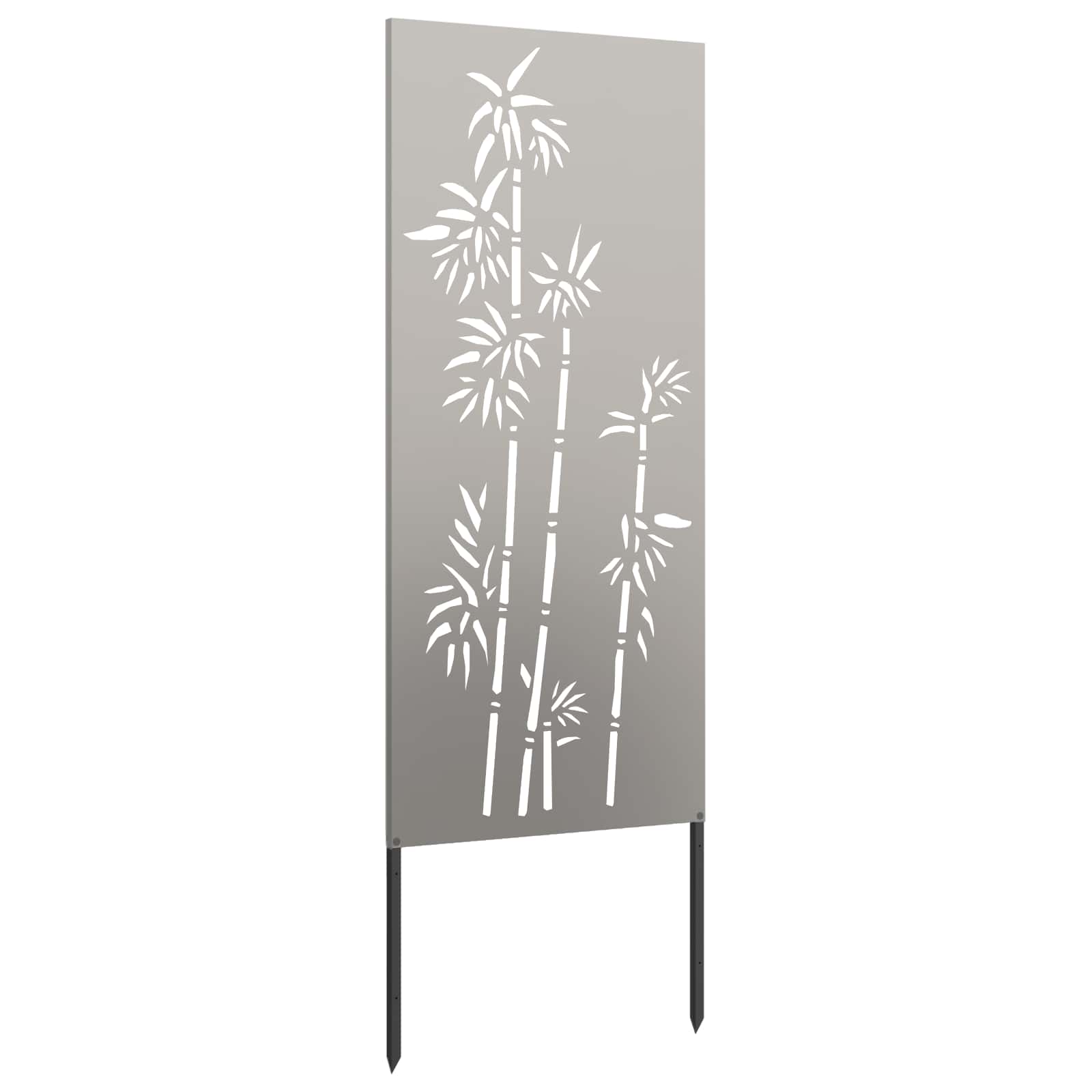 vidaXL Ekran zapewniający prywatność w ogrodzie Rdzawy 50 x 140 cm