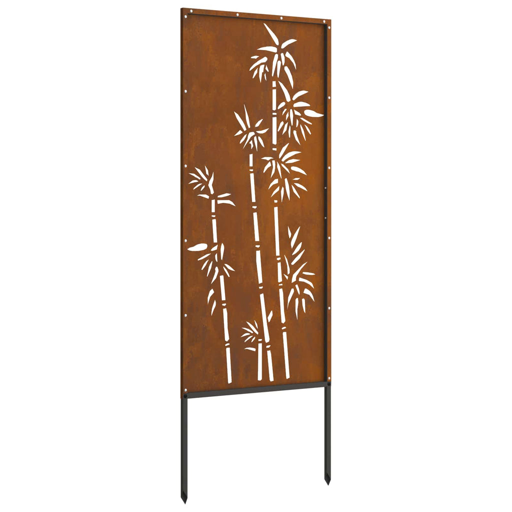 vidaXL Ekran zapewniający prywatność w ogrodzie Rdzawy 50 x 140 cm