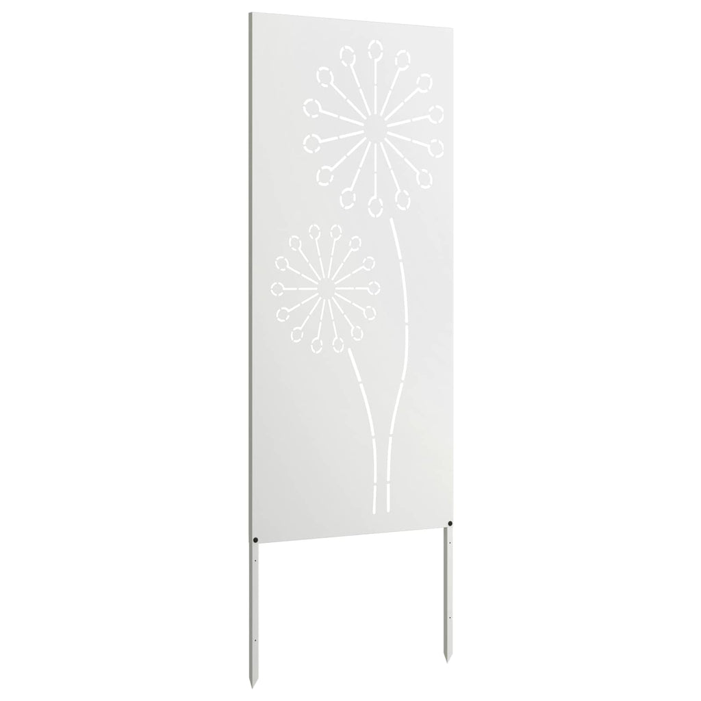 vidaXL Ekran zapewniający prywatność w ogrodzie Biały 50 x 140 cm