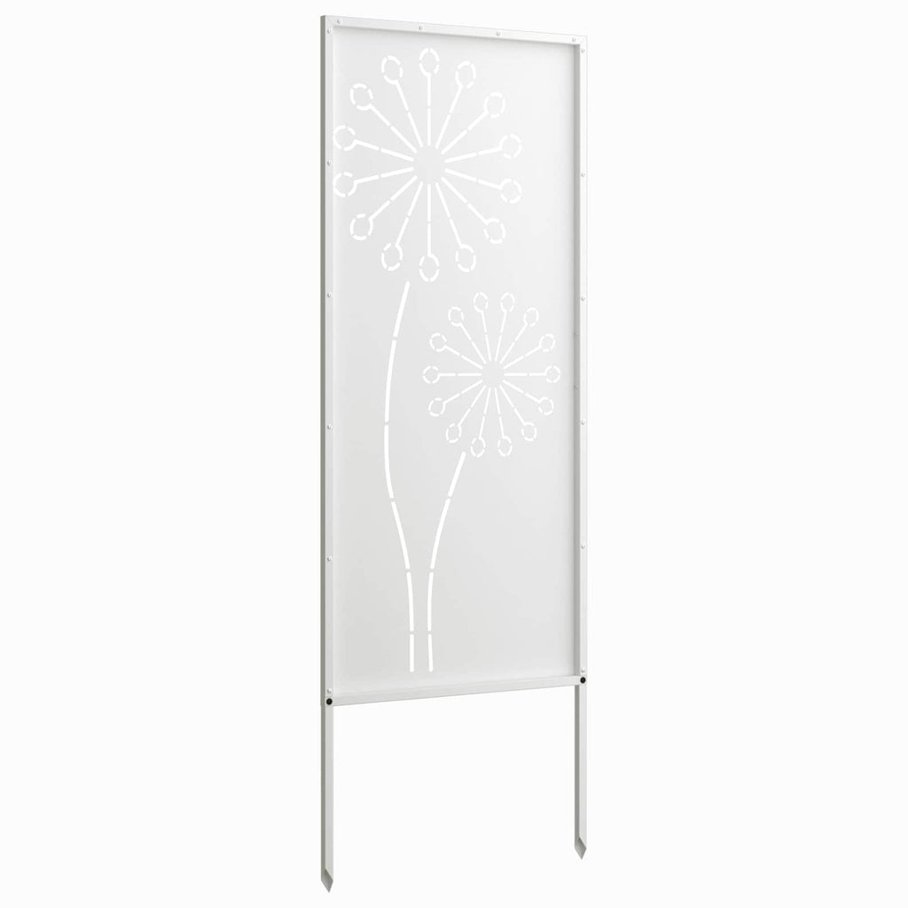 vidaXL Ekran zapewniający prywatność w ogrodzie Biały 50 x 140 cm