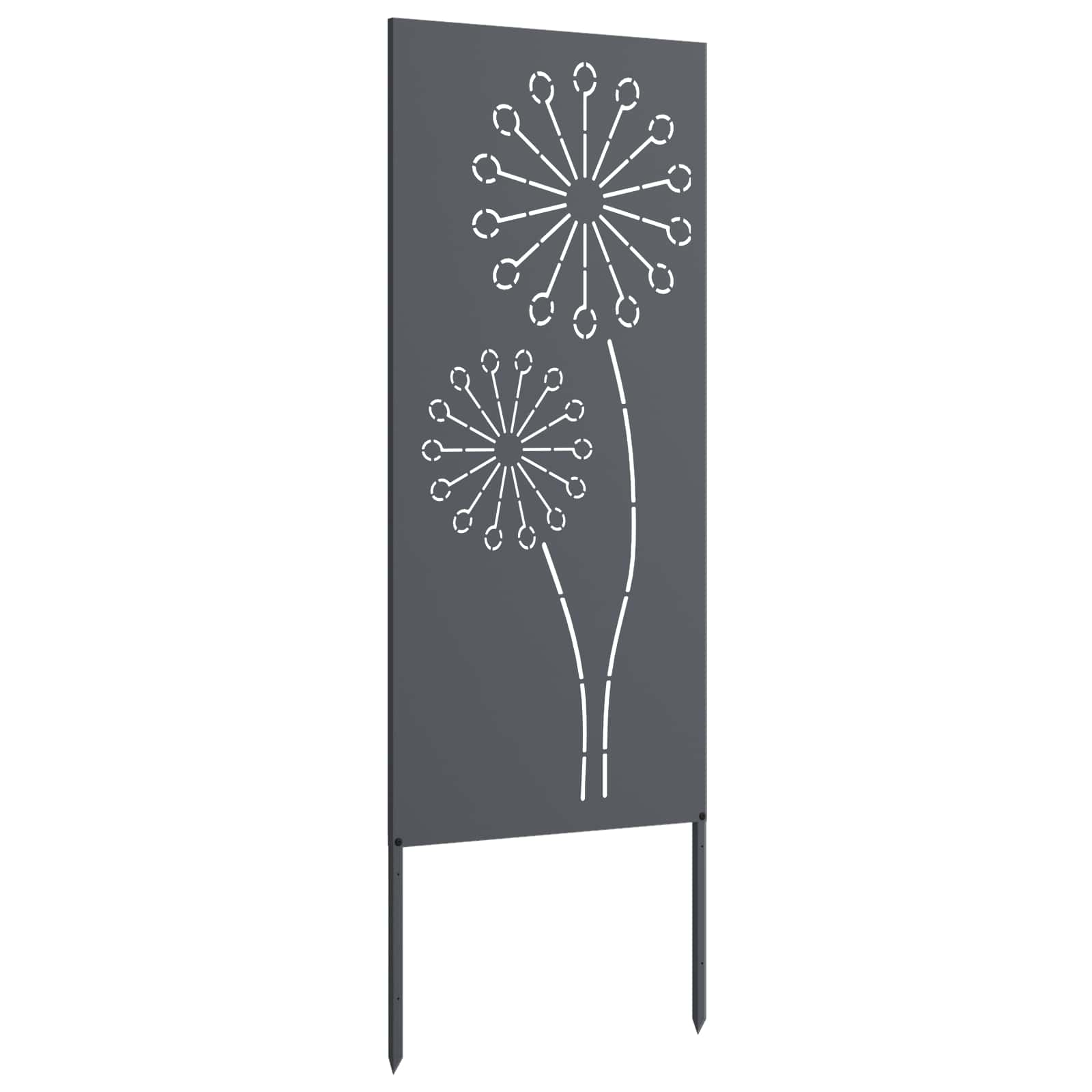 vidaXL Ekran zapewniający prywatność w ogrodzie Antracyt 50 x 140 cm