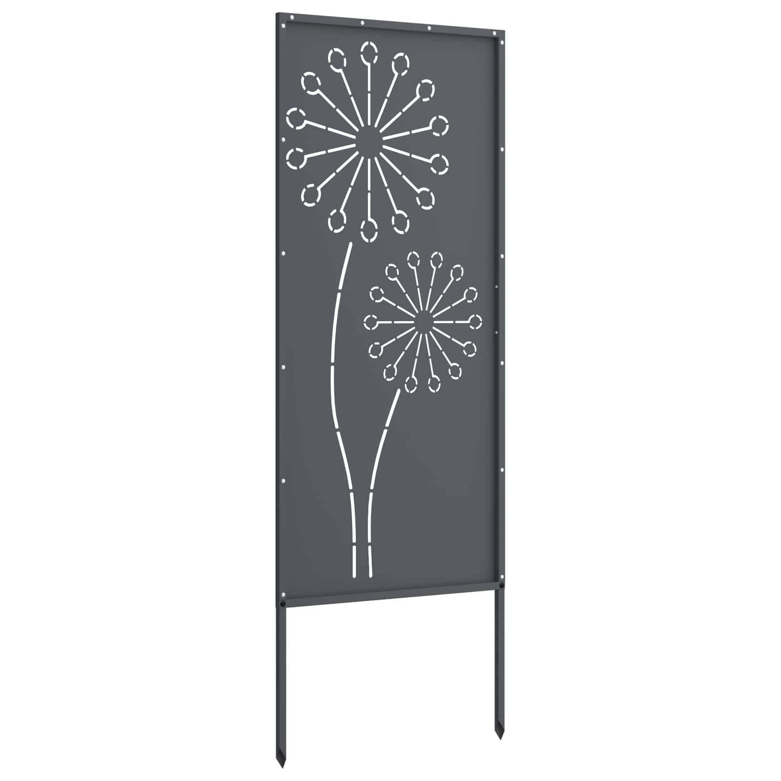 vidaXL Ekran zapewniający prywatność w ogrodzie Antracyt 50 x 140 cm