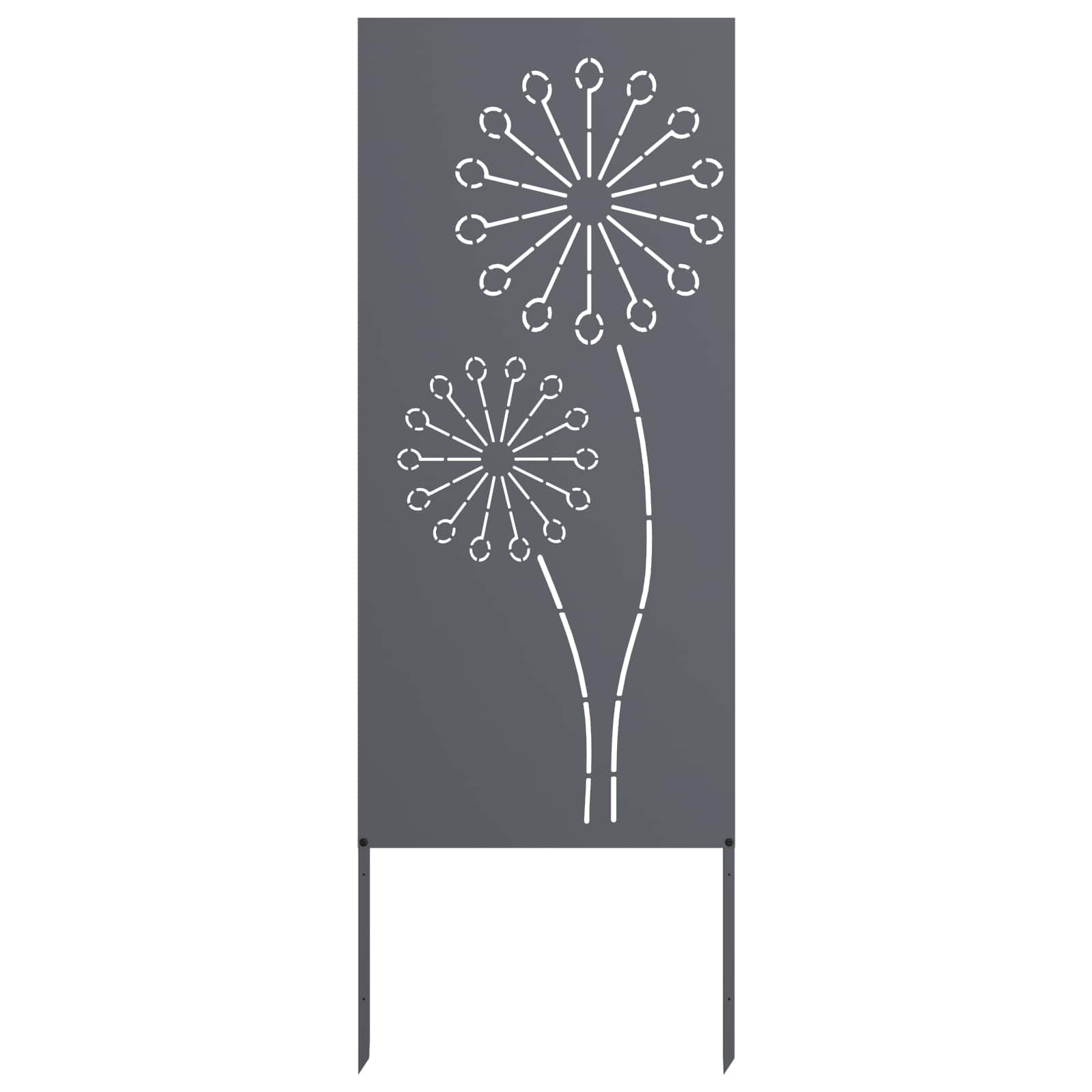 vidaXL Ekran zapewniający prywatność w ogrodzie Antracyt 50 x 140 cm