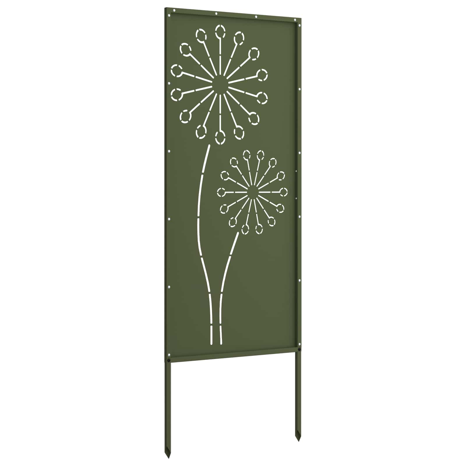 vidaXL Ekran zapewniający prywatność w ogrodzie oliwkowy 50 x 140 cm