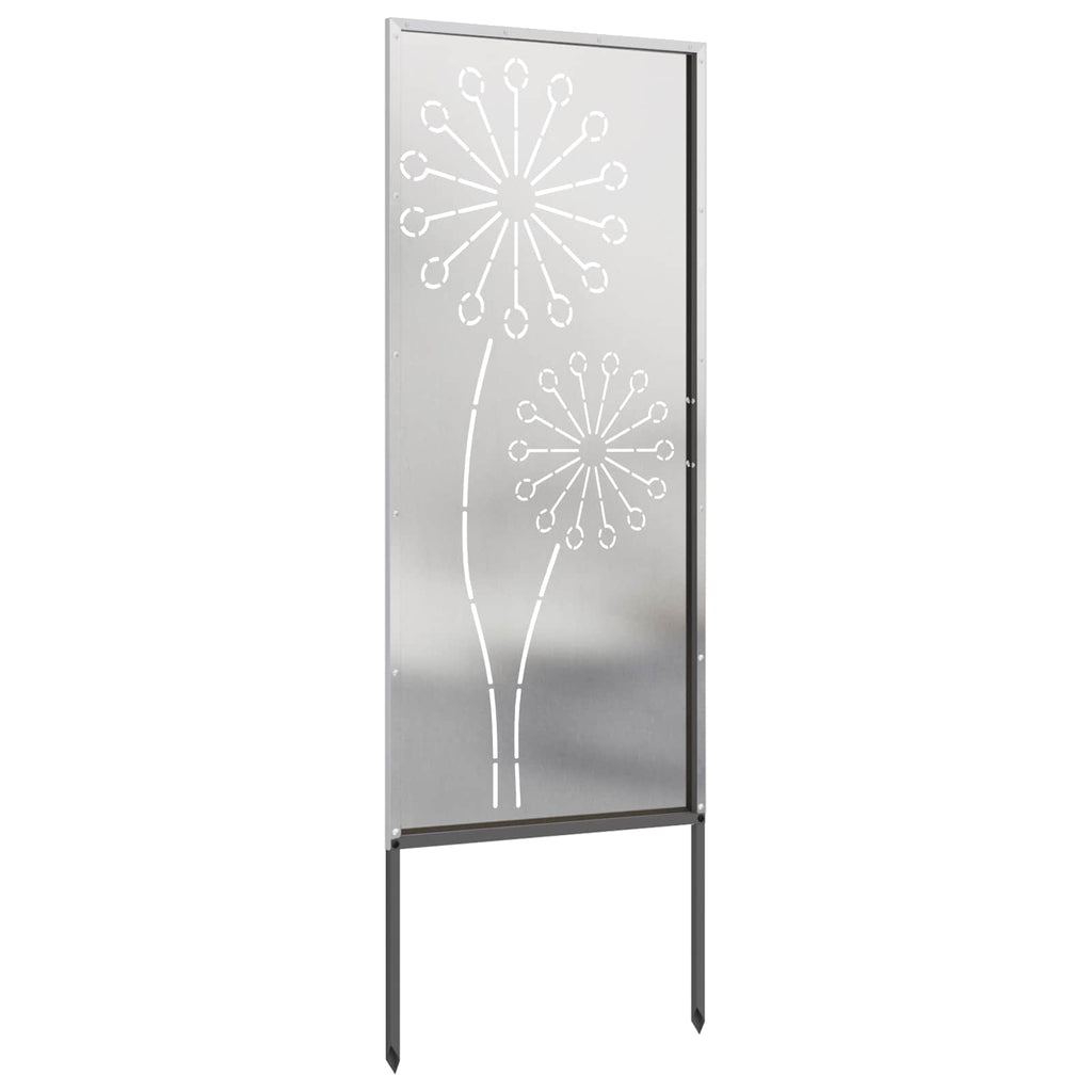 vidaXL Ekran zapewniający prywatność w ogrodzie Srebrny 50 x 140 cm
