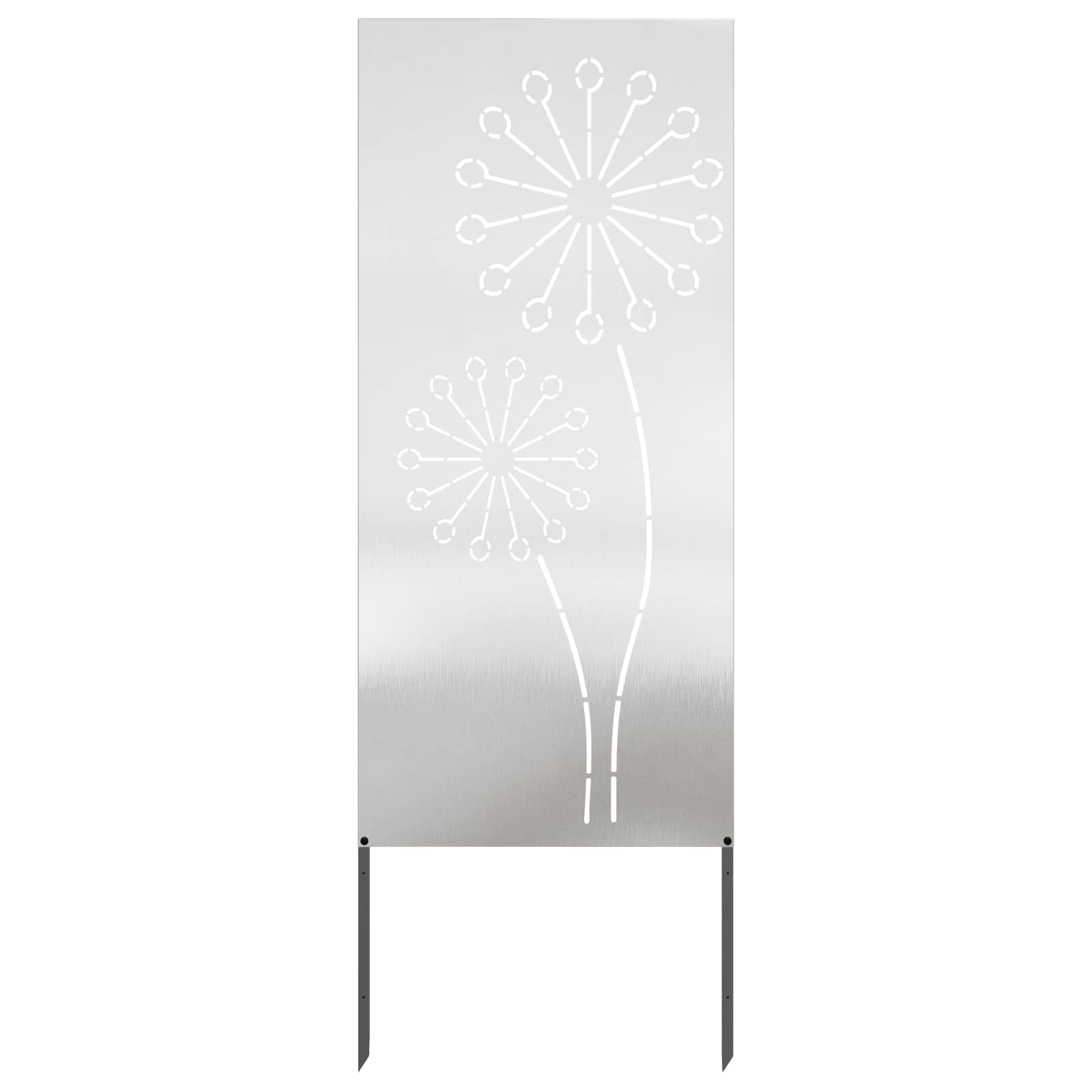 vidaXL Ekran zapewniający prywatność w ogrodzie Srebrny 50 x 140 cm