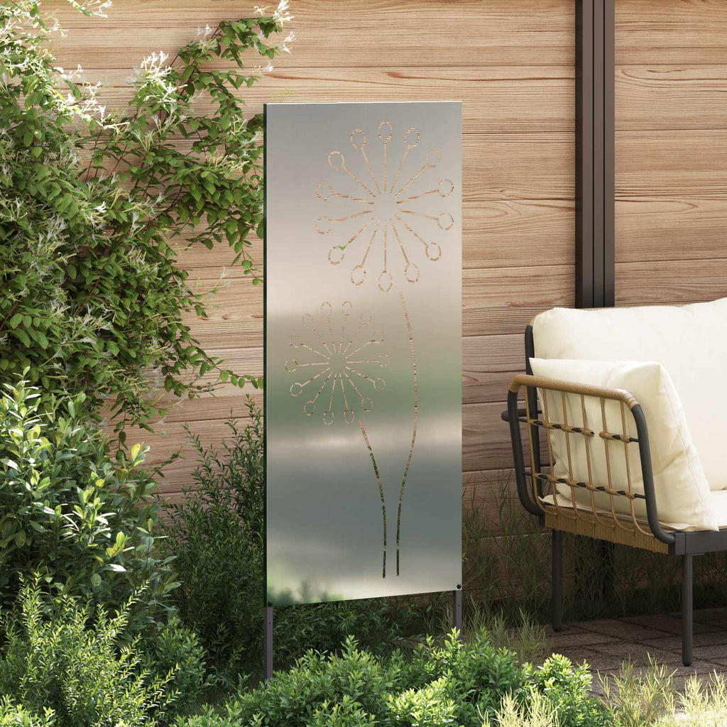vidaXL Ekran zapewniający prywatność w ogrodzie Srebrny 50 x 140 cm