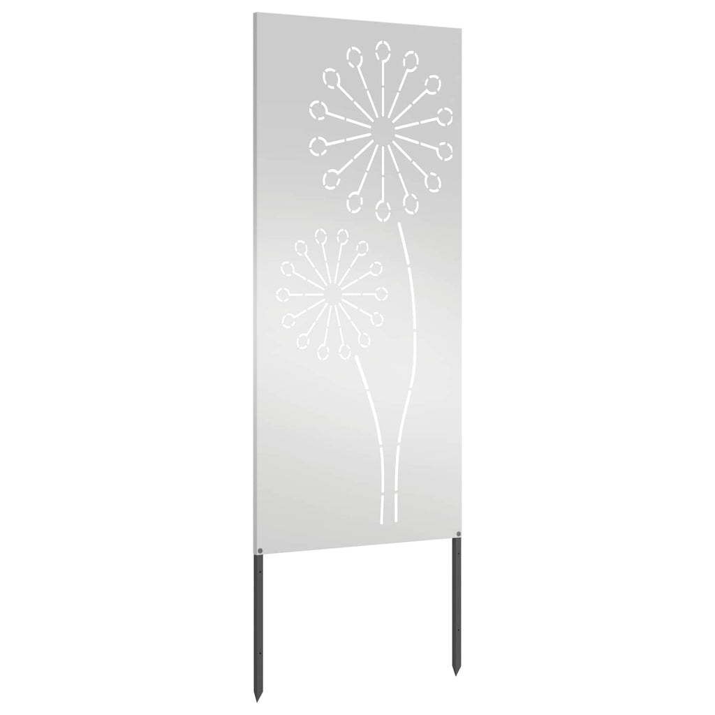 vidaXL Ekran zapewniający prywatność w ogrodzie Srebrny 50 x 140 cm