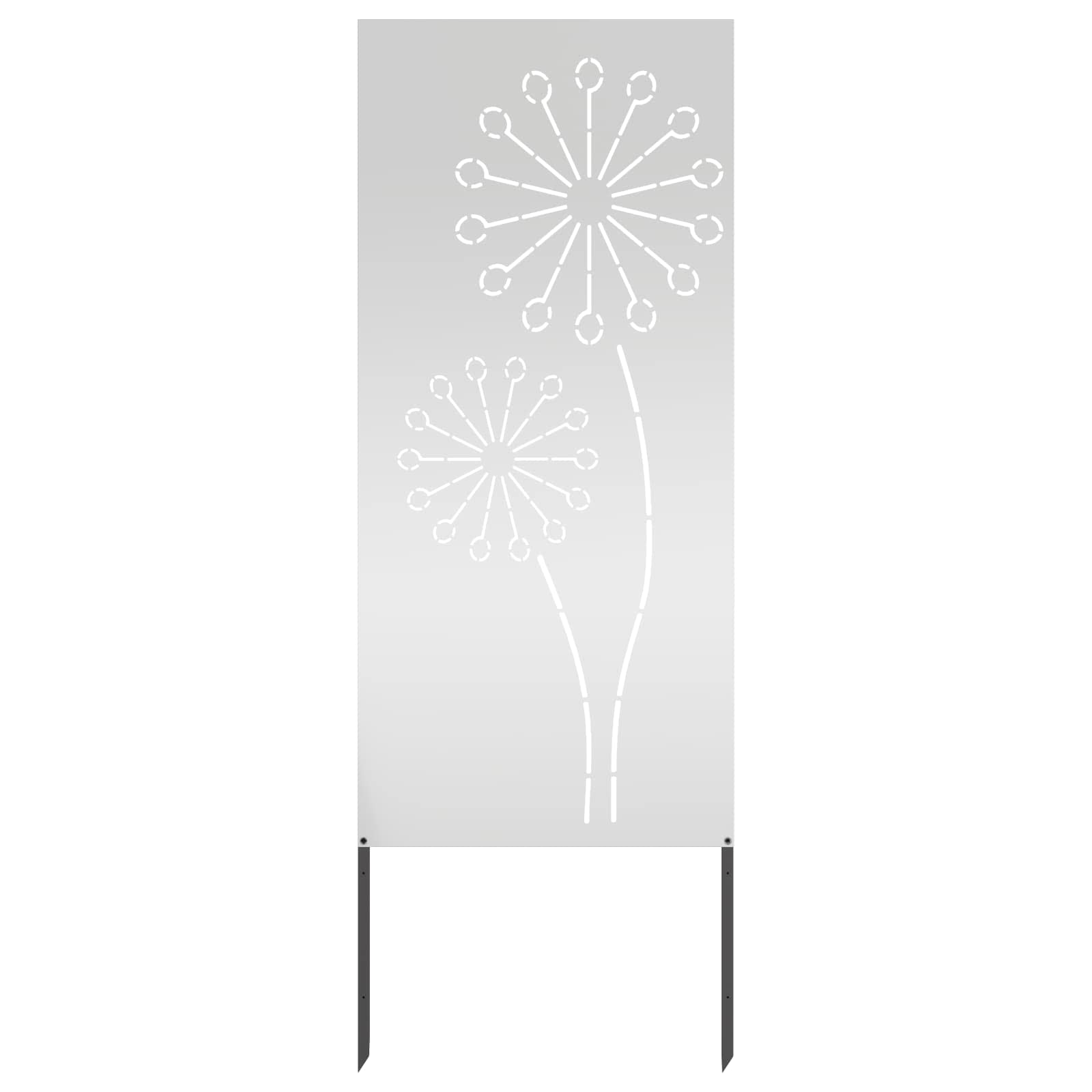 vidaXL Ekran zapewniający prywatność w ogrodzie Srebrny 50 x 140 cm
