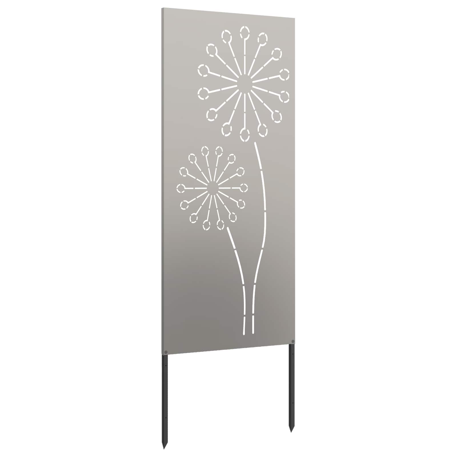 vidaXL Ekran zapewniający prywatność w ogrodzie Rdzawy 50 x 140 cm