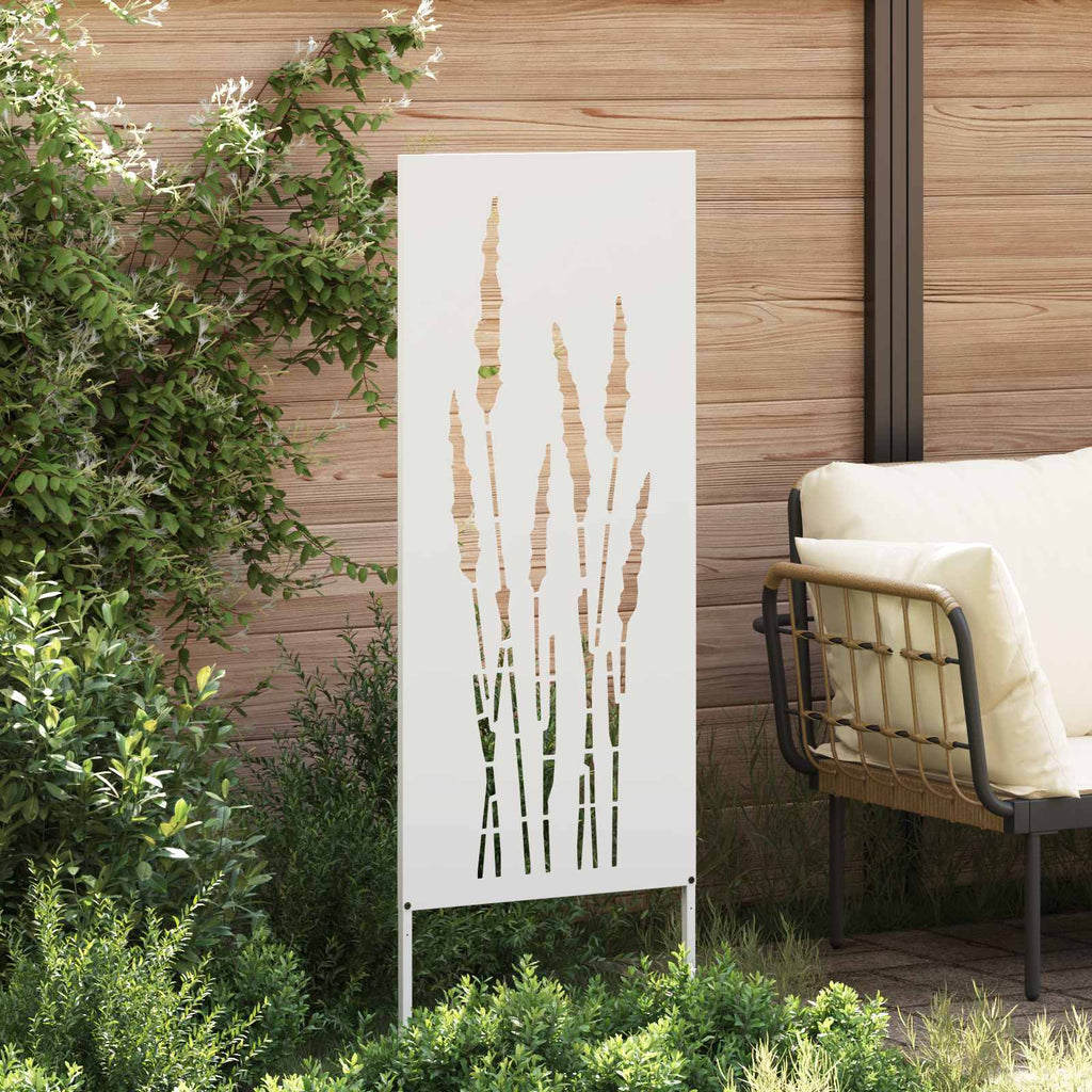 vidaXL Ekran zapewniający prywatność w ogrodzie Biały 50 x 140 cm