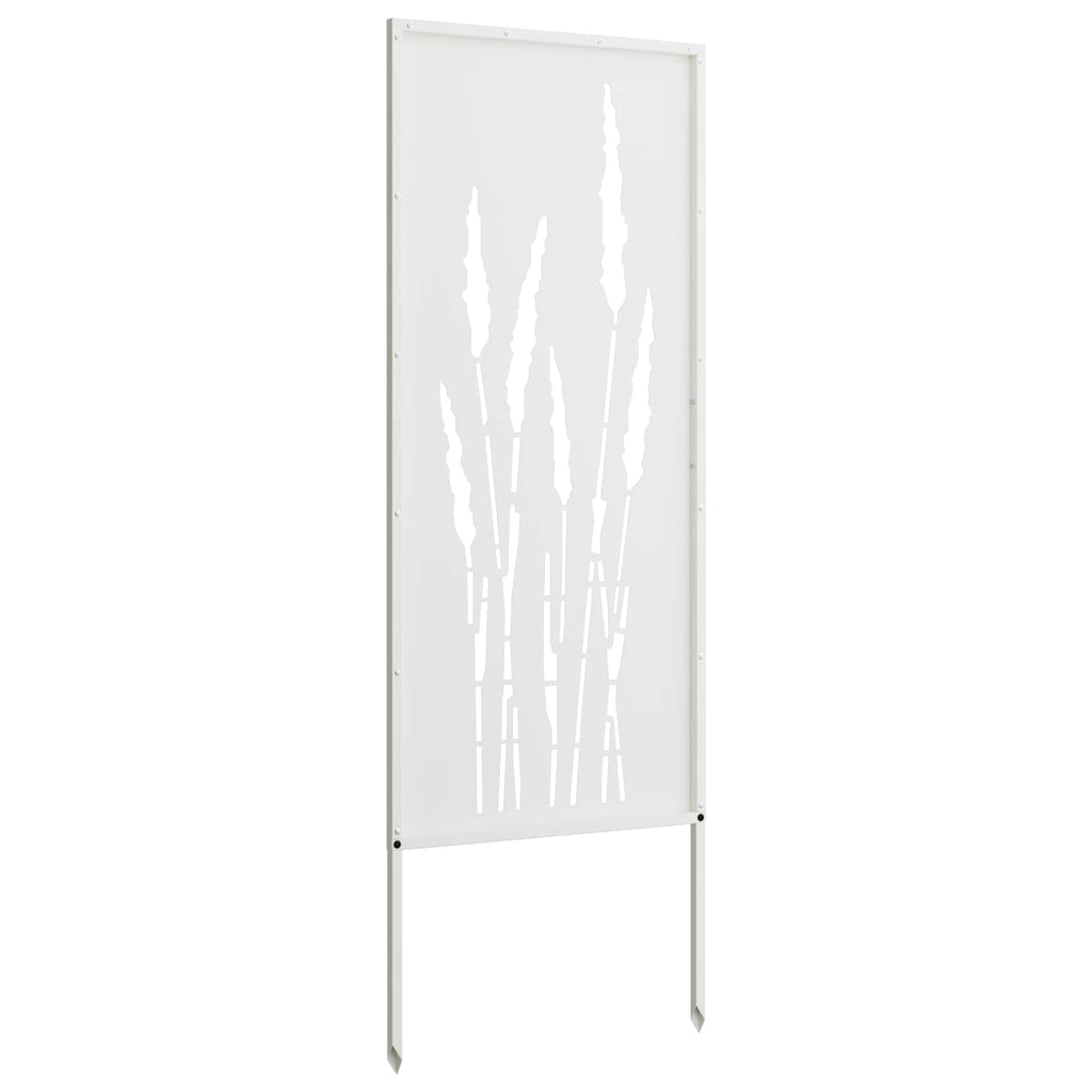 vidaXL Ekran zapewniający prywatność w ogrodzie Biały 50 x 140 cm