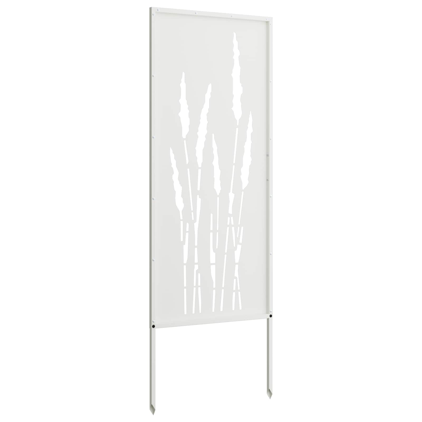 vidaXL Ekran zapewniający prywatność w ogrodzie Biały 50 x 140 cm