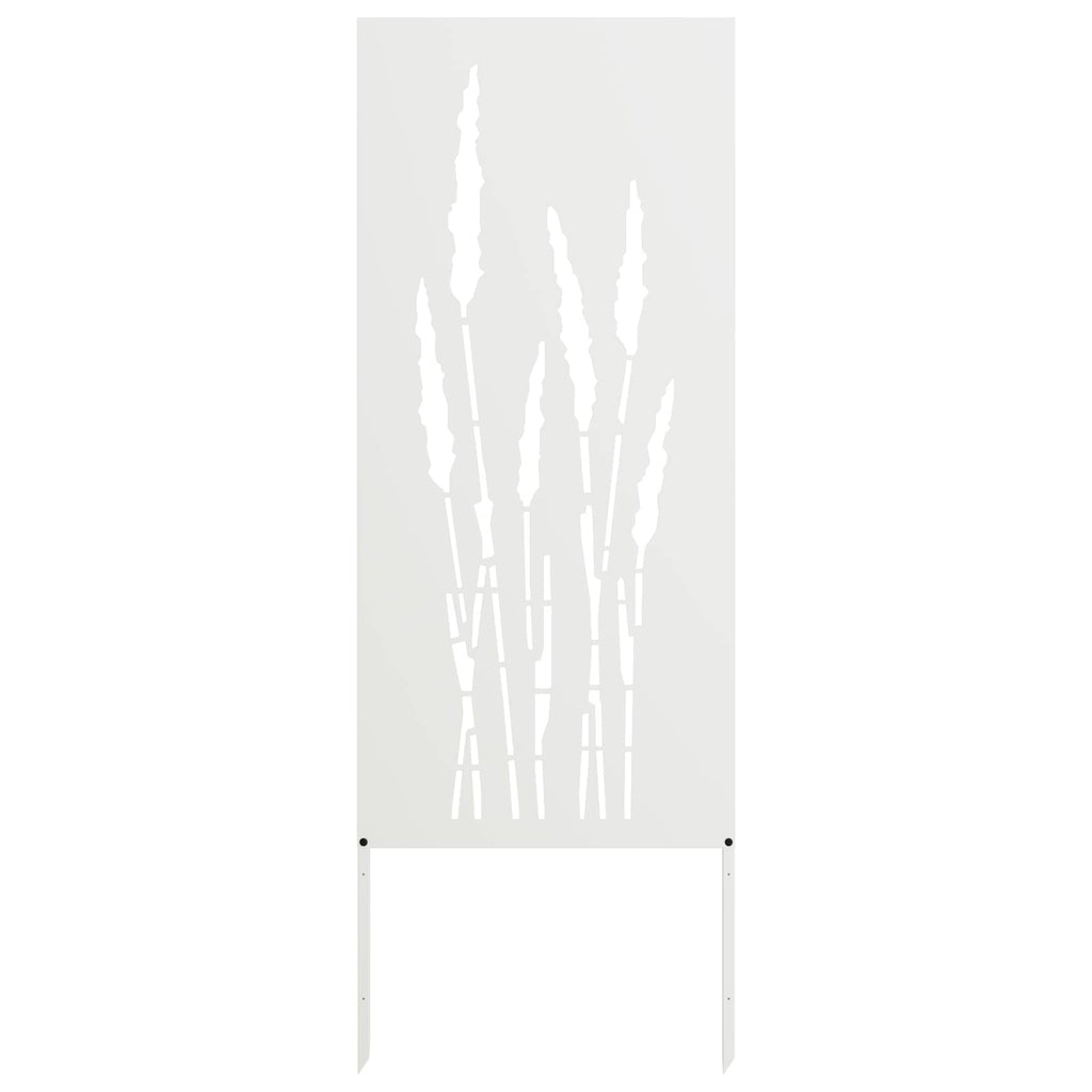 vidaXL Ekran zapewniający prywatność w ogrodzie Biały 50 x 140 cm