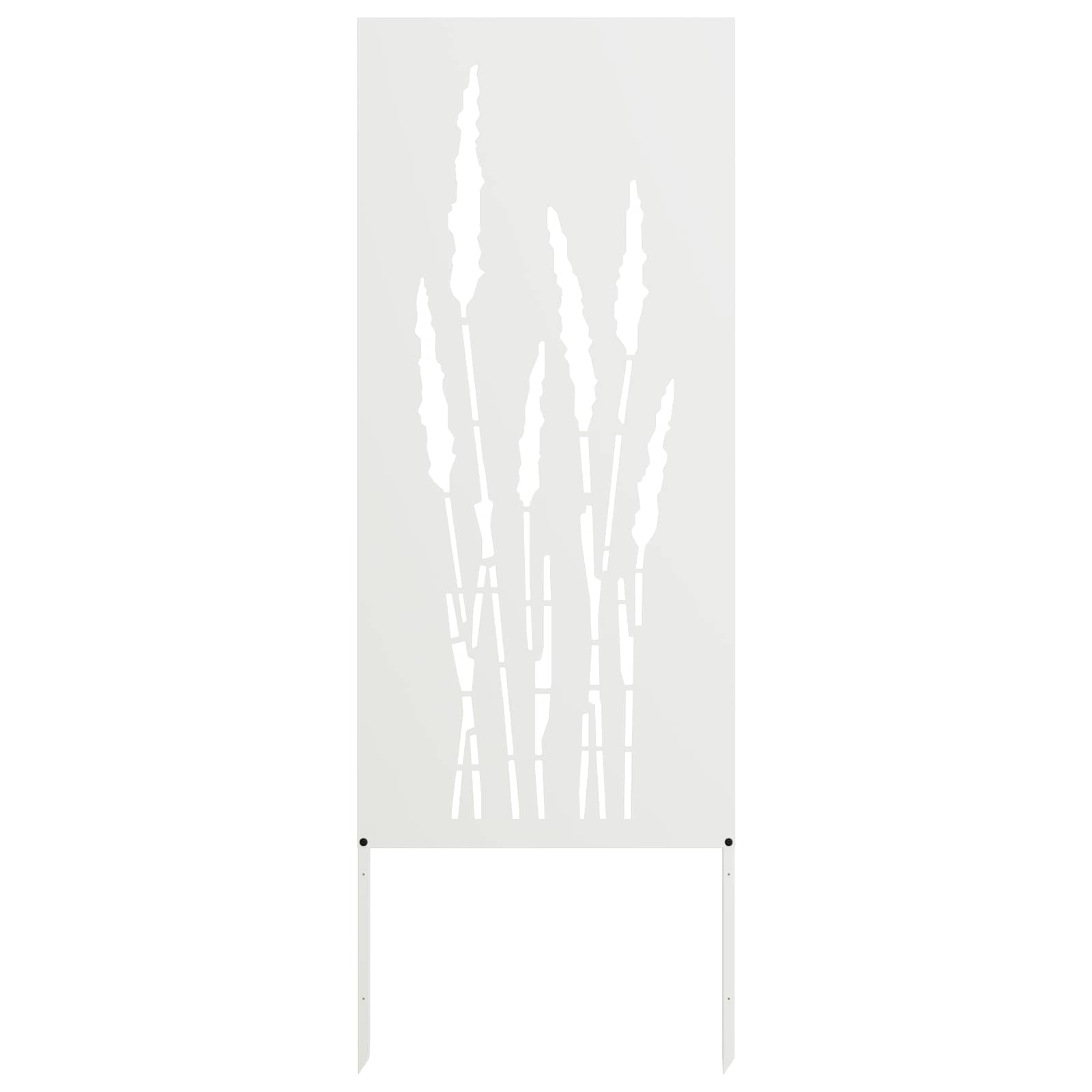 vidaXL Ekran zapewniający prywatność w ogrodzie Biały 50 x 140 cm