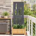 vidaXL Ekran zapewniający prywatność w ogrodzie Antracyt 50 x 140 cm