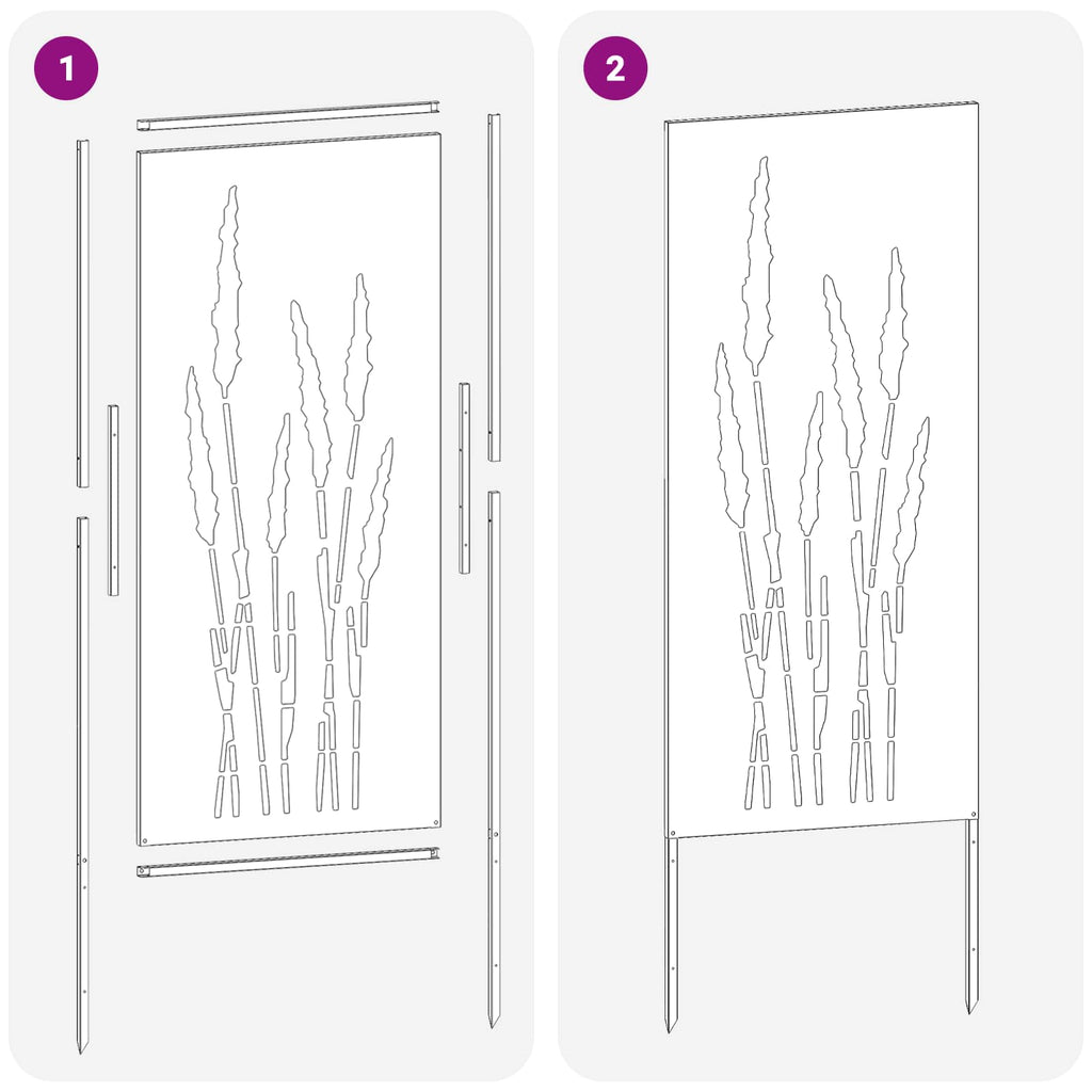 vidaXL Ekran zapewniający prywatność w ogrodzie Srebrny 50 x 140 cm