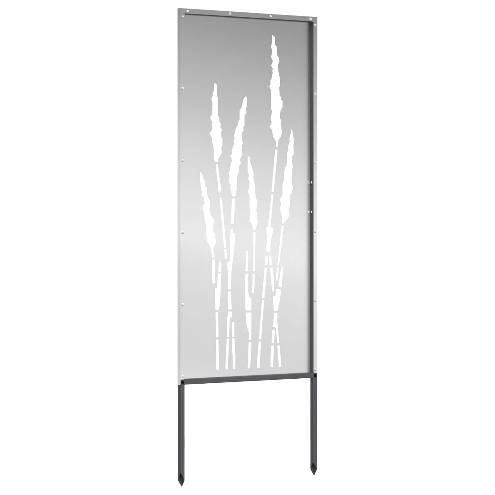 vidaXL Ekran zapewniający prywatność w ogrodzie Srebrny 50 x 140 cm