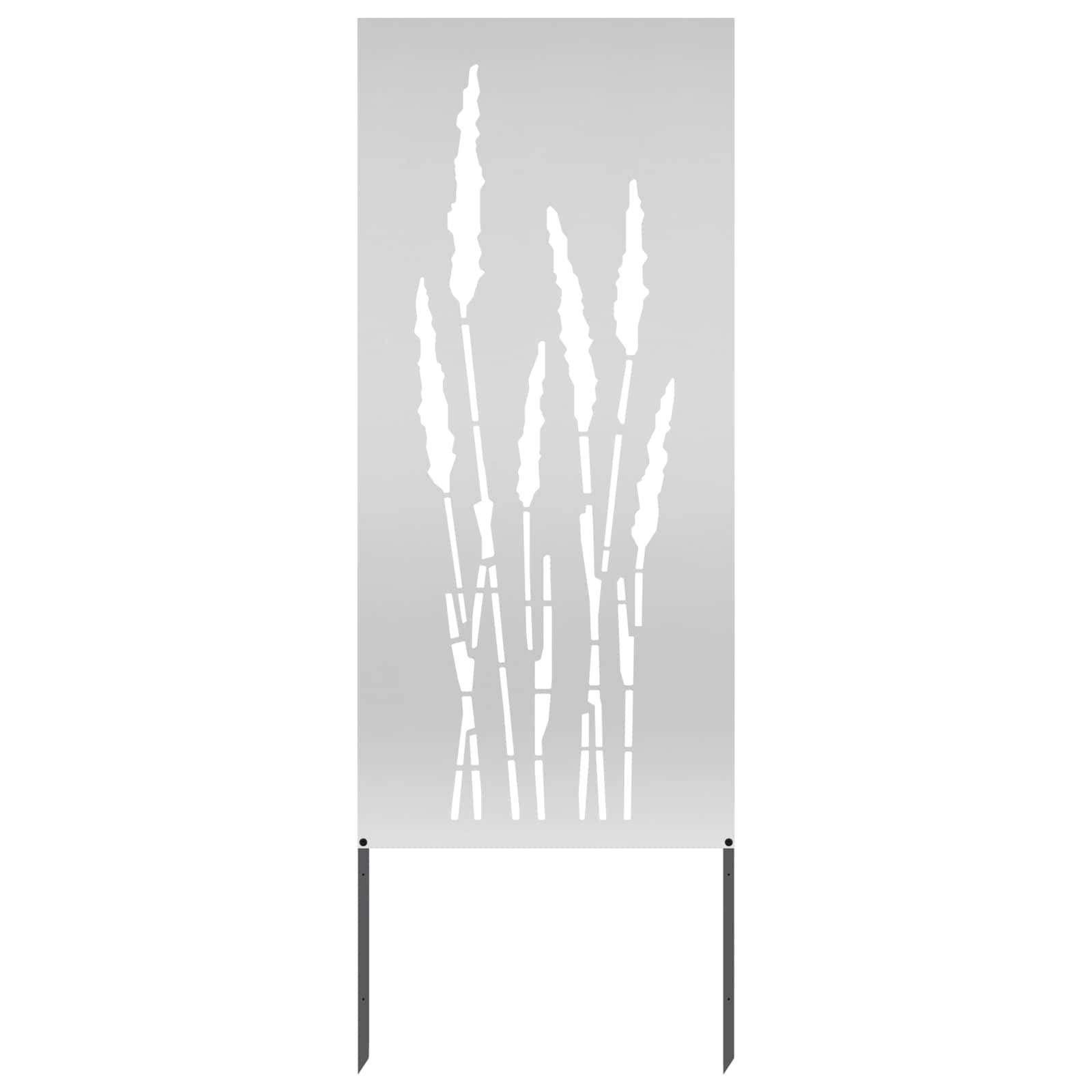 vidaXL Ekran zapewniający prywatność w ogrodzie Srebrny 50 x 140 cm