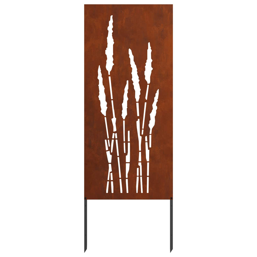 vidaXL Ekran zapewniający prywatność w ogrodzie Rdzawy 50 x 140 cm