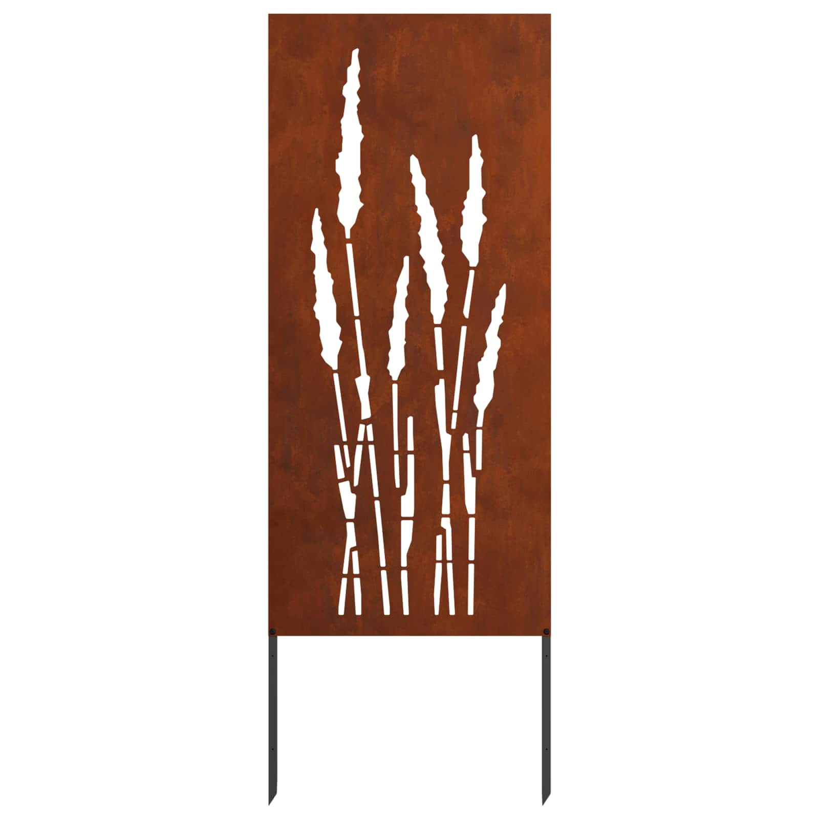 vidaXL Ekran zapewniający prywatność w ogrodzie Rdzawy 50 x 140 cm