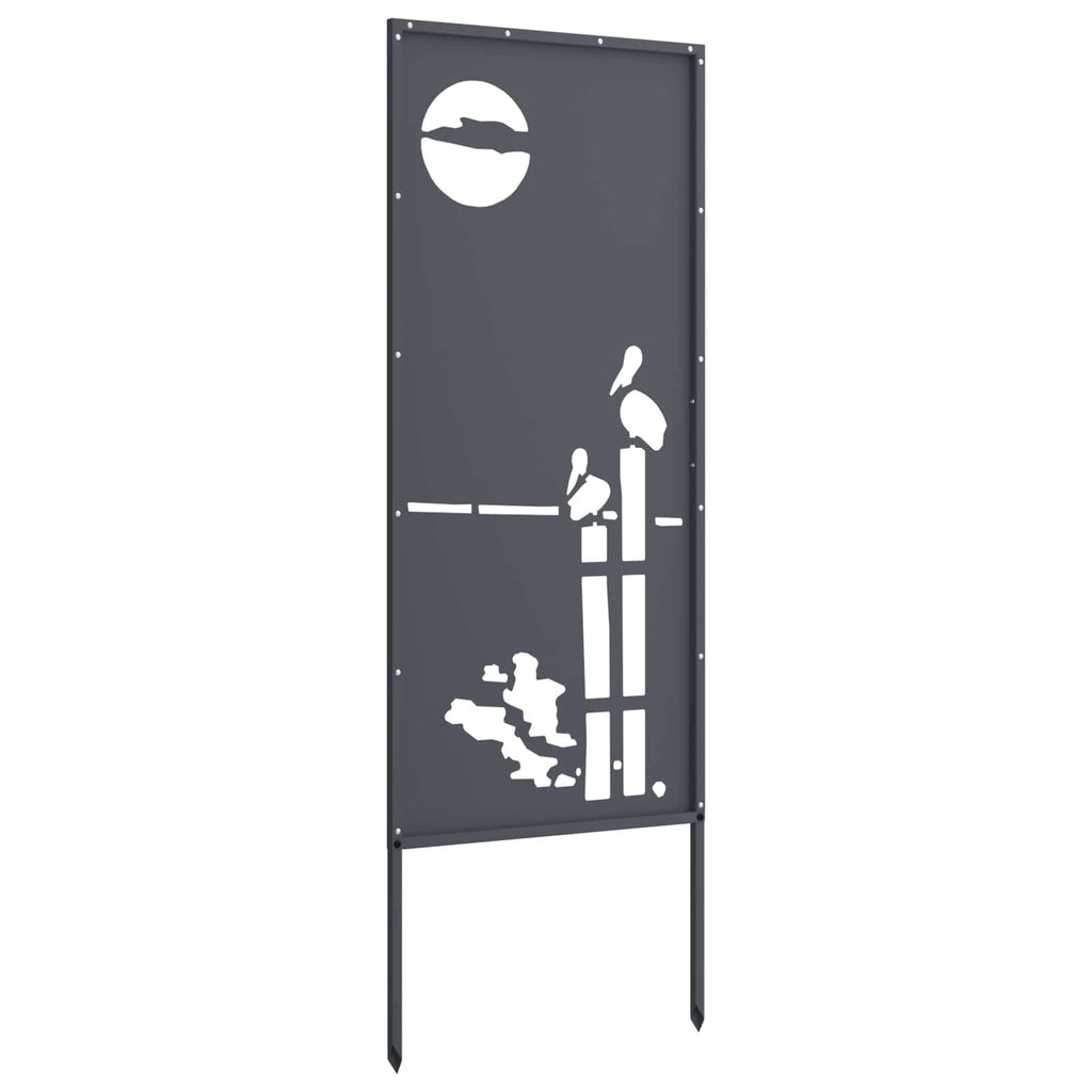 vidaXL Ekran zapewniający prywatność w ogrodzie Antracyt 50 x 140 cm