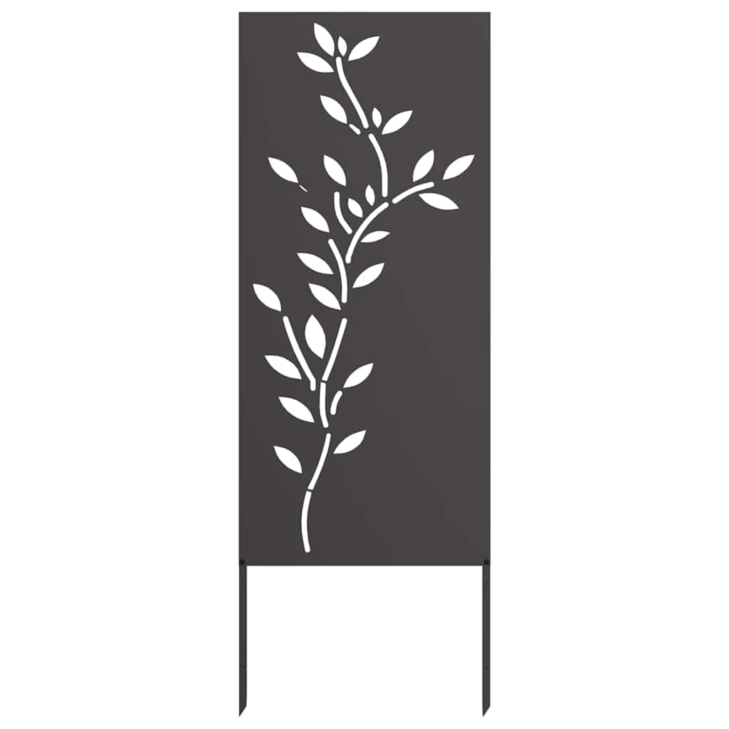 vidaXL Ekran zapewniający prywatność w ogrodzie Czarny 50 x 140 cm