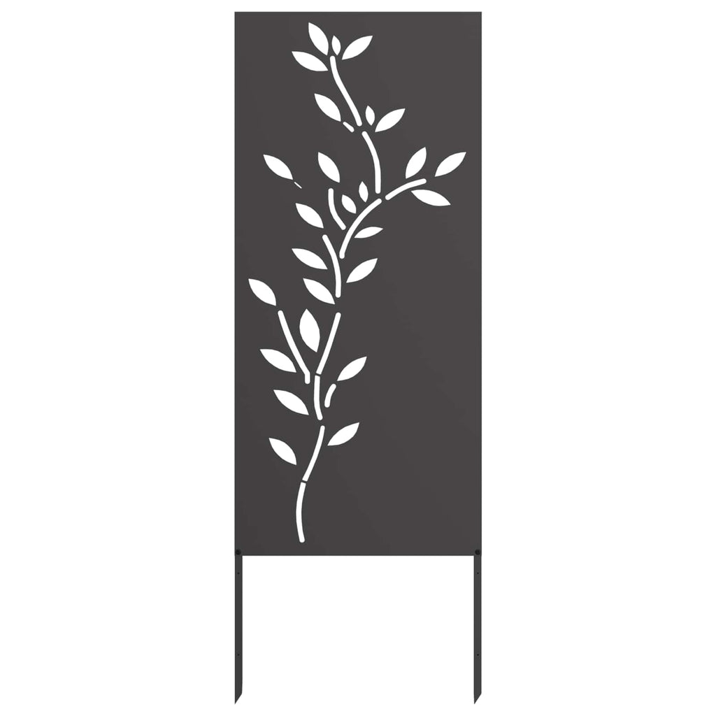 vidaXL Ekran zapewniający prywatność w ogrodzie Czarny 50 x 140 cm