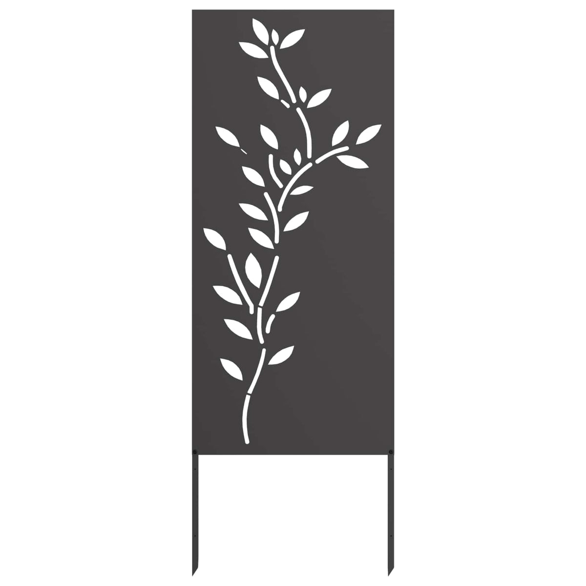 vidaXL Ekran zapewniający prywatność w ogrodzie Czarny 50 x 140 cm