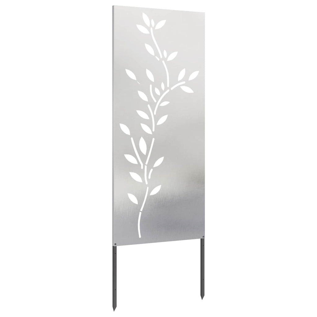 vidaXL Ekran zapewniający prywatność w ogrodzie Srebrny 50 x 140 cm