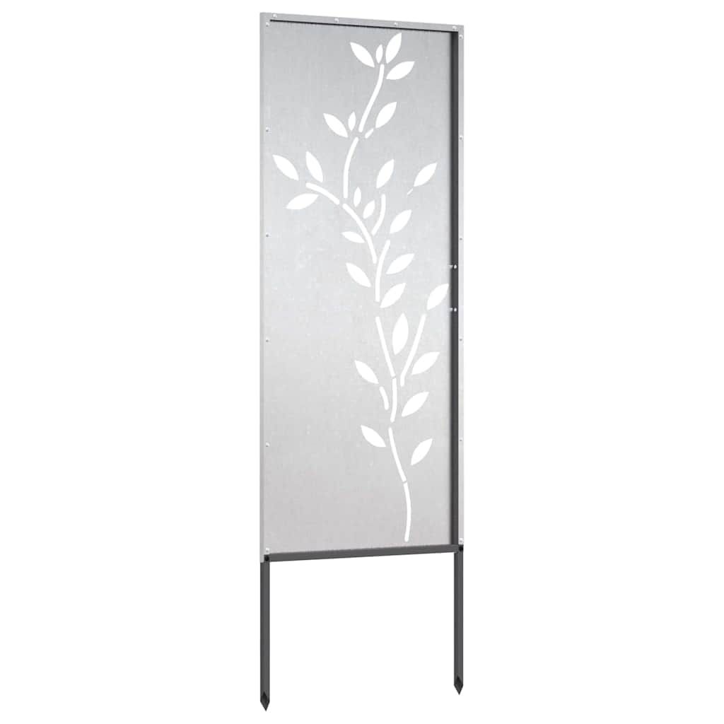 vidaXL Ekran zapewniający prywatność w ogrodzie Srebrny 50 x 140 cm