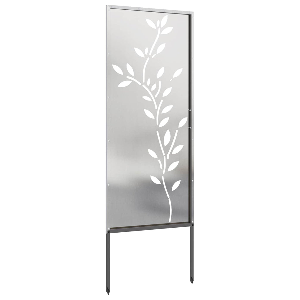 vidaXL Ekran zapewniający prywatność w ogrodzie Srebrny 50 x 140 cm