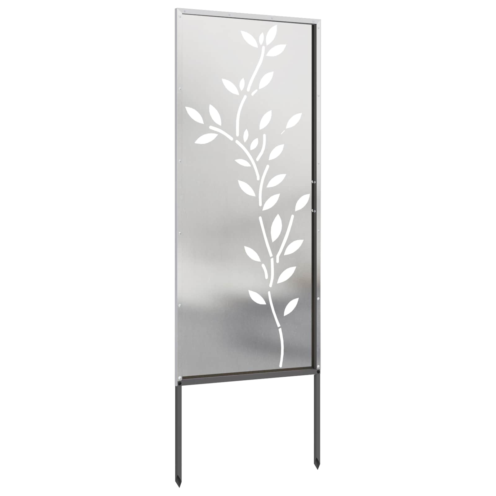 vidaXL Ekran zapewniający prywatność w ogrodzie Srebrny 50 x 140 cm