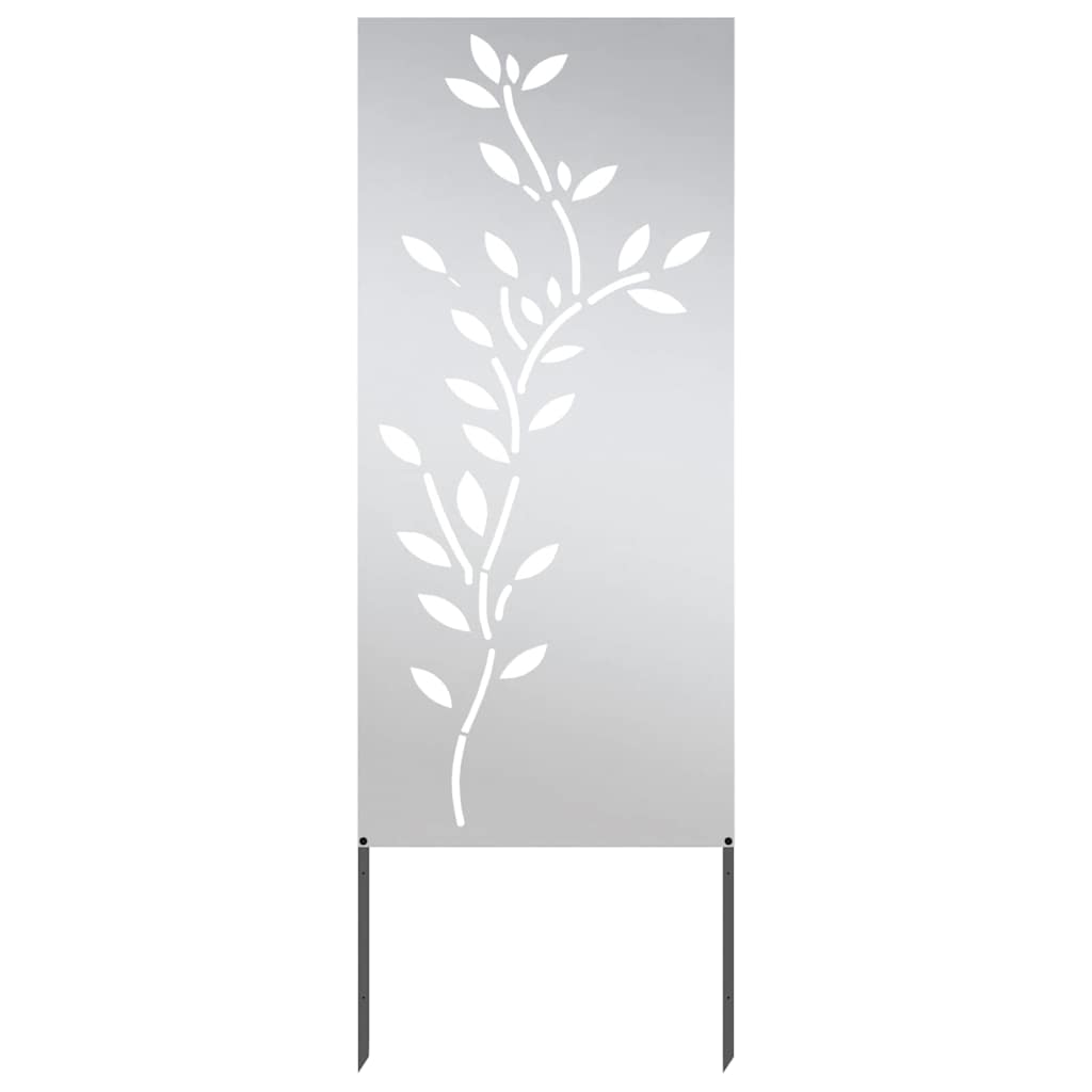vidaXL Ekran zapewniający prywatność w ogrodzie Srebrny 50 x 140 cm